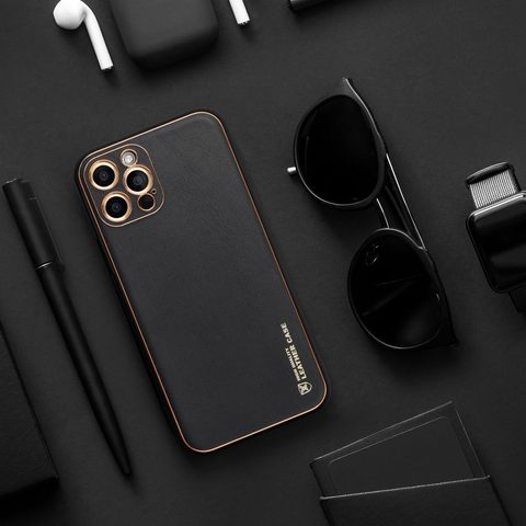 Obal / kryt na Xiaomi Redmi Note 12 4G černý - LEATHER Case