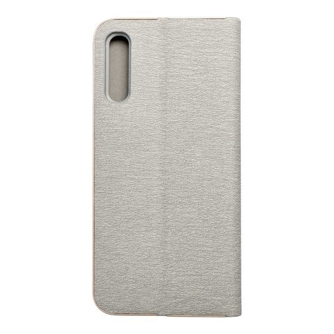Puzdro / obal na Samsung Galaxy A50 / A50S / A30S strieborný - kniha LUNA