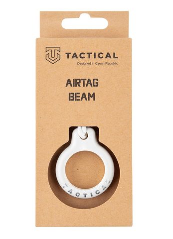 Pouzdro na Apple AirTag bílé Tactical Airtag Beam Rugged Case