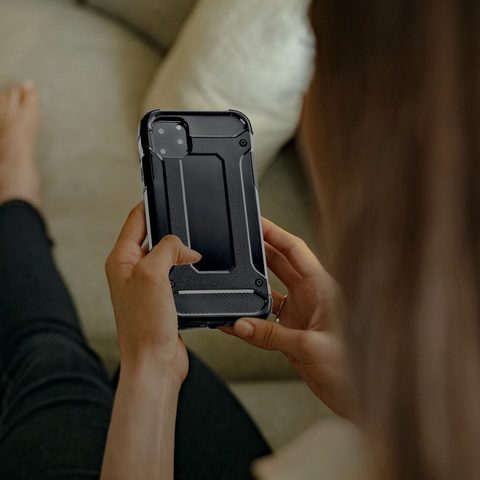 Csomagolás / borító Samsung Galaxy S20 Ultra fekete - Forcell ARMOR