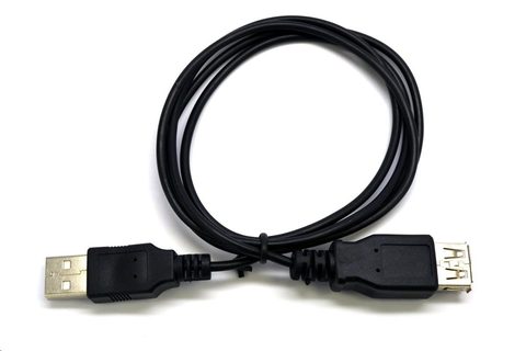 C-TECH USB 4-4 3m 2.0 predĺženie - čierne