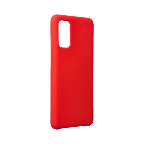 Obal / kryt na Samsung Galaxy S20 červený - Forcell Silicone
