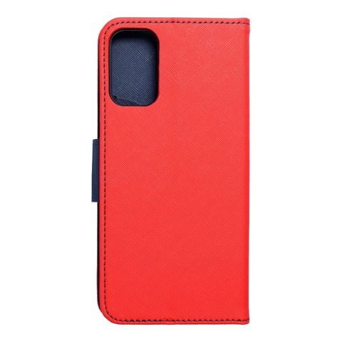 Puzdro / obal pre Xiaomi Redmi Note 10 5G červené / modré - kniha Fancy Book