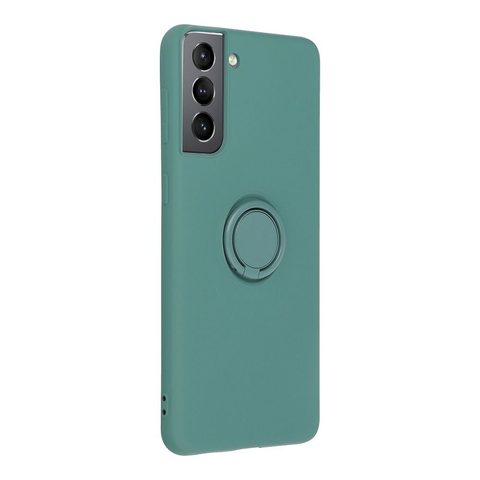 Obal / kryt na Samsung Galaxy A32 5G zelený - Forcell Silicone RING Case