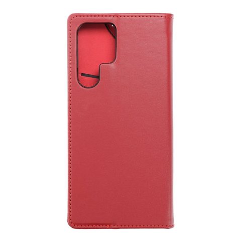 Pouzdro / obal na SAMSUNG Galaxy S22 Ultra Leather Forcell case SMART PRO červený