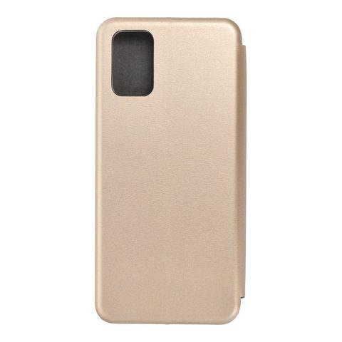 Pouzdro / obal na Samsung Galaxy A03s zlaté - knížkové Forcell Elegance