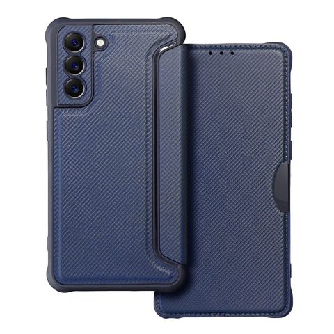 Pouzdro / obal na Samsung Galaxy S21 FE modré - knížkové Razor