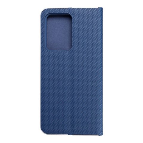 Pouzdro / obal na Samsung Galaxy S20 Ultra modré - knížkové Luna Carbon
