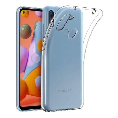 Obal / kryt pre Samsung Galaxy A11 priehľadný - Ultra Slim 0,5 mm