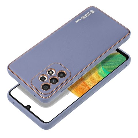 Obal / kryt pre Samsung Galaxy A33 5G kožený modrý - Forcell LEATHER