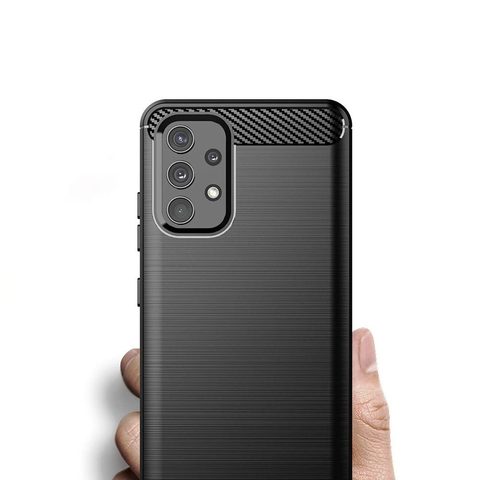 Borító / Cover for Samsung Galaxy A32 5G fekete - Carbon Case