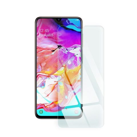 Tvrzené / ochranné sklo Samsung Galaxy A70 - plné lepení Blue Star