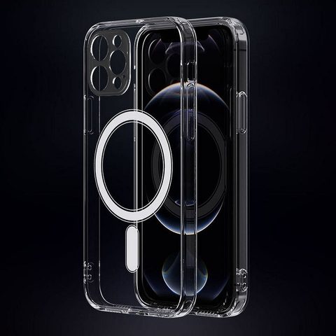 Obal / kryt na Apple iPhone 14 Plus transparentné - Mag Cover