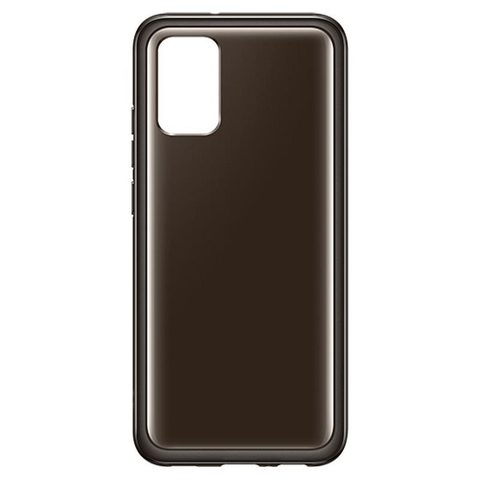 Fedél / Cover for Samsung Galaxy A02s fekete buborékfólia Eredeti átlátszó borító