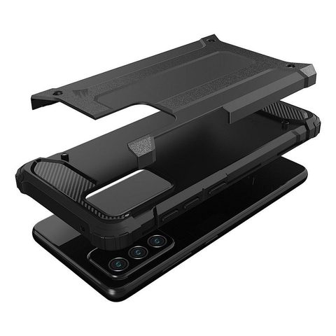 Csomagolás / borító Samsung Galaxy A52 5G / A52 LTE / A52S fekete - Forcell ARMOR