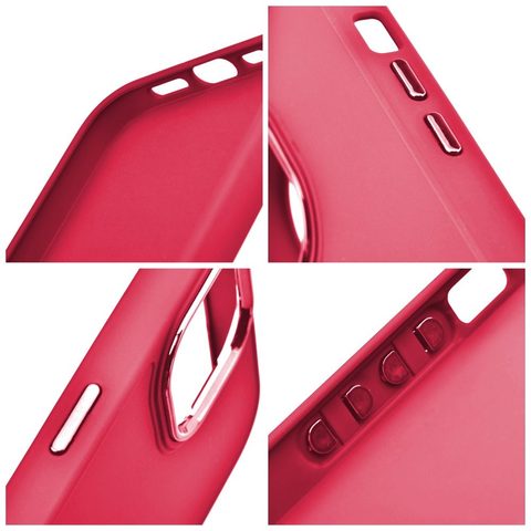 Obal / kryt na Apple iPhone 13 Pro červený - Frame Case