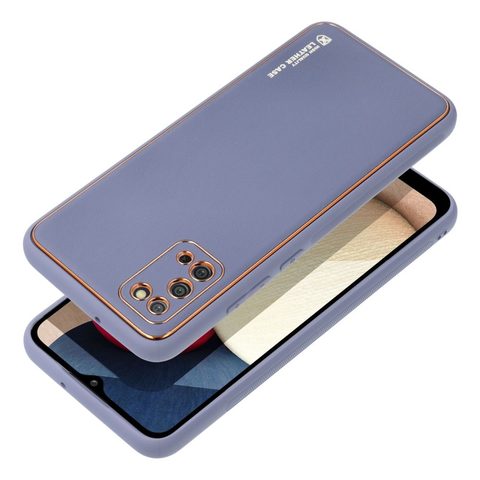 Védőborító Samsung Galaxy A03S kék - Forcell LEATHER