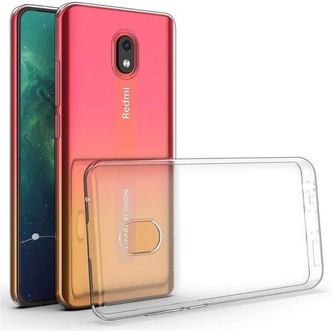 Obal / kryt pre Xiaomi Redmi 8 / 8A transparentný - Ultra Slim 0,3 mm