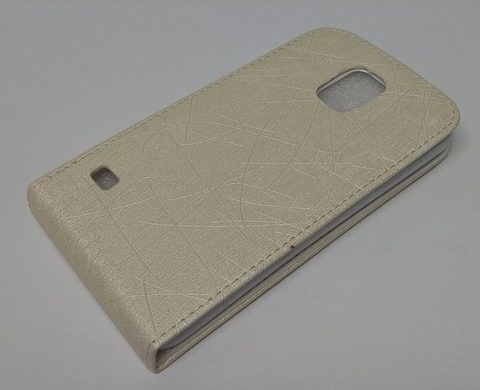 Pouzdro / obal na Samsung Galaxy S5 béžové - flipové