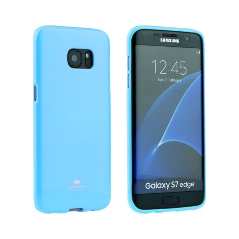 Obal / kryt pre Samsung Galaxy S7 EDGE (SM-G935F) modrý - Jelly Case Mercury