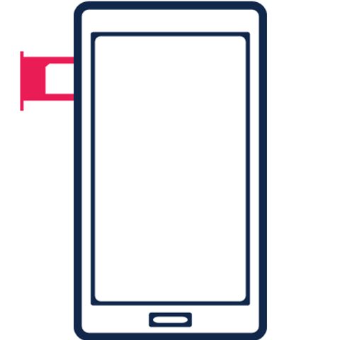 Samsung Galaxy A20e (A202F) - zásuvka na kartu SIM
