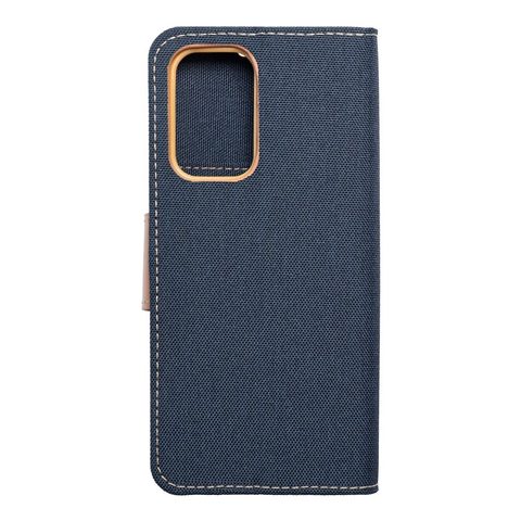 Puzdro / obal pre Samsung Galaxy A33 5G modrý - kniha CANVAS