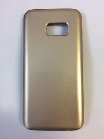 Obal / kryt na Samsung Galaxy S6 zlatý - Jelly Case Flash