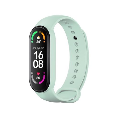 Řemínek na Xiaomi Mi Band 6, mátový - Rhinotech