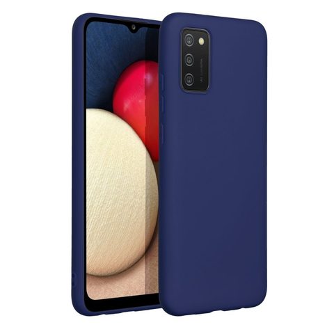 Védőborító Samsung Galaxy A02s kék - Forcell Soft