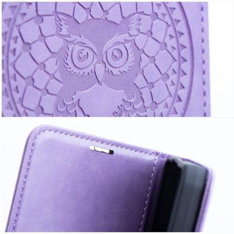 Pouzdro / obal na Samsung Galaxy A05s lapač snů fialové - knížkové MEZZO