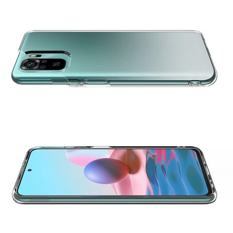 Obal / kryt pre Xiaomi Redmi Note 10 / 10S transparentný - CLEAR Case 2mm BOX