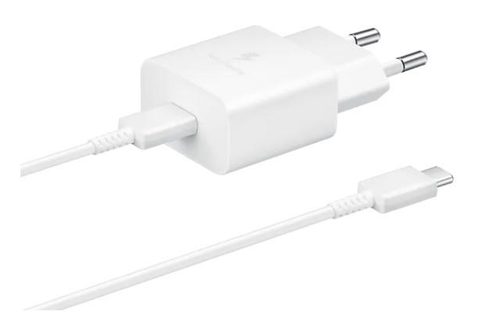 Samsung töltő USB-C porttal (15W), fehér színben