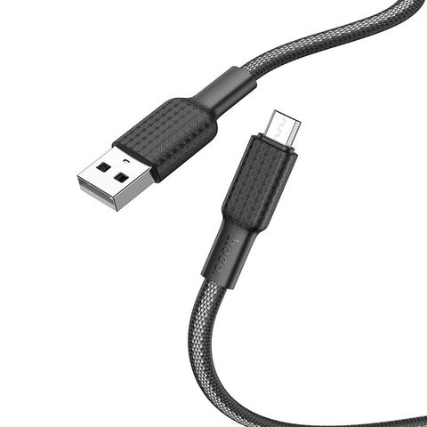 Kabel micro USB 1m, černý - HOCO