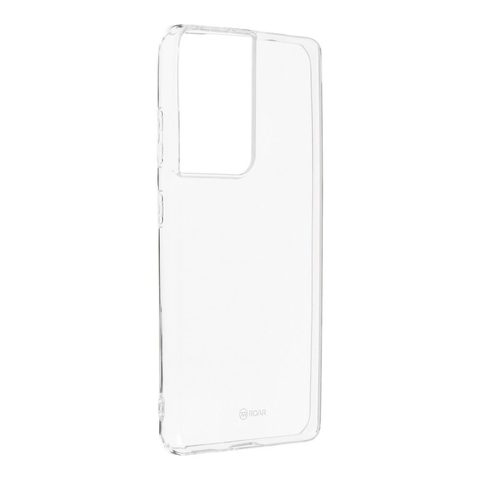 Obal / kryt pre Samsung Galaxy S21 Ultra transparentný - Jelly Case