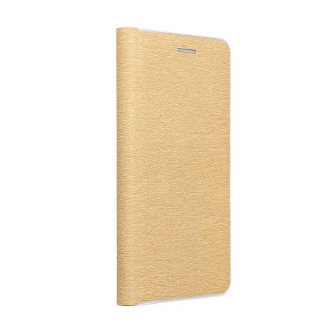 Pouzdro / obal na Samsung Galaxy A72 4G zlaté - knížkové Luna Book