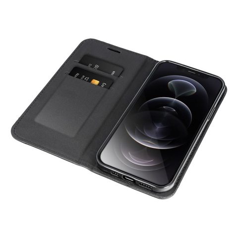 Puzdro / obal pre Samsung Galaxy S21 Plus čierny - kniha PRESTIGE