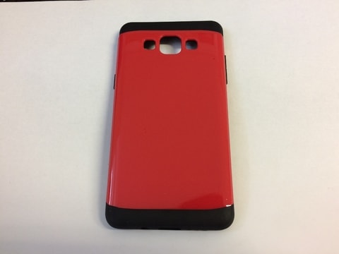 Obal / kryt na Samsung Galaxy A5 červený - odolný