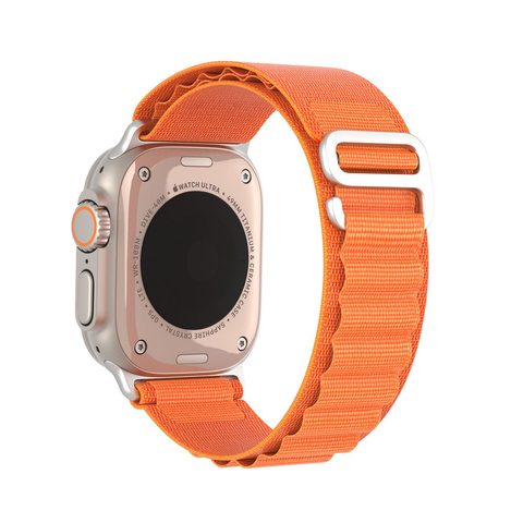 Řemínek na Apple Watch 42/44/45/49mm oranžový - DUX DUCIS GS