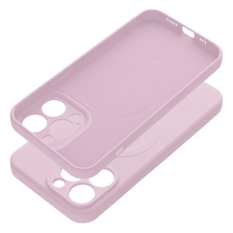 Obal / kryt na Apple iPhone 13 PRO ružové - Silikónový kryt Mag
