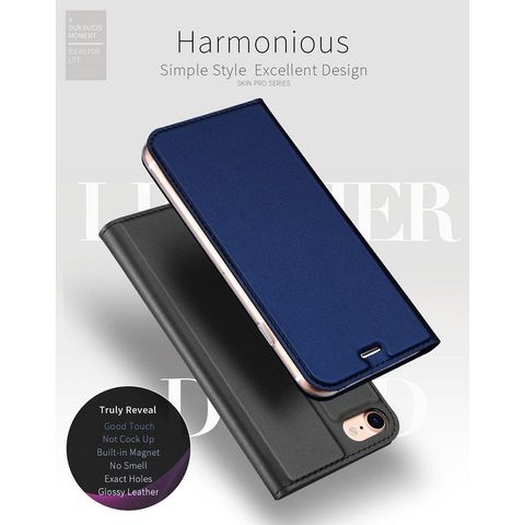 Puzdro / obal na Samsung Galaxy A55 modré - kniha DUX DUCIS Skin Pro
