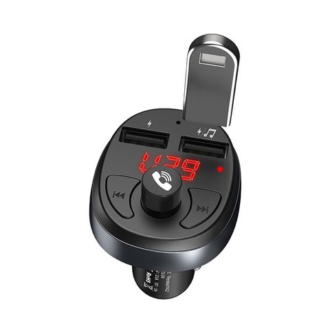 Autótöltő + közvetítő FM Bluetooth E41 - HOCO