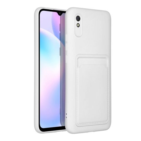 Fedél / borító Xiaomi Redmi 9A/9AT fehér - Forcell kártya