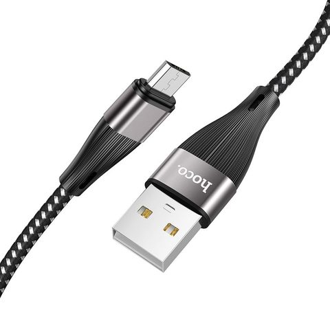 Kabel micro USB 1m, černý - HOCO