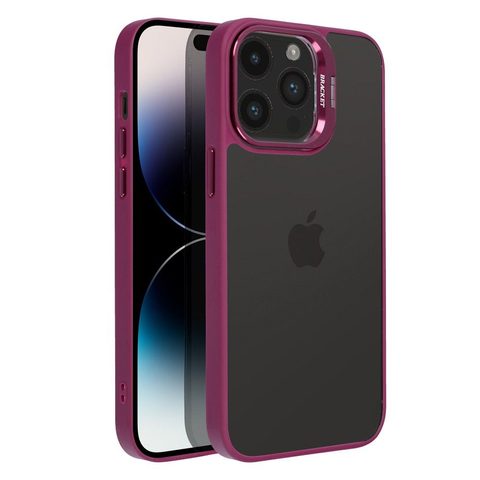 Obal / kryt na Apple iPhone 15 PLUS fialový - BRACKET