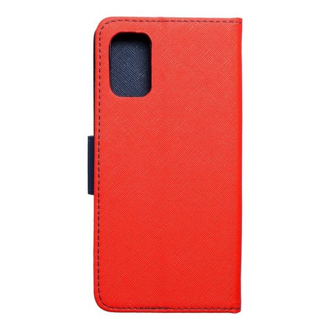 Puzdro / obal pre Samsung Galaxy A02S červený / modrý - Kabura Fancy Book