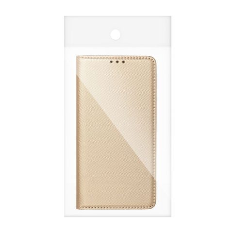 Pouzdro / obal na Xiaomi Redmi 13C zlaté knížkové - Smart Case