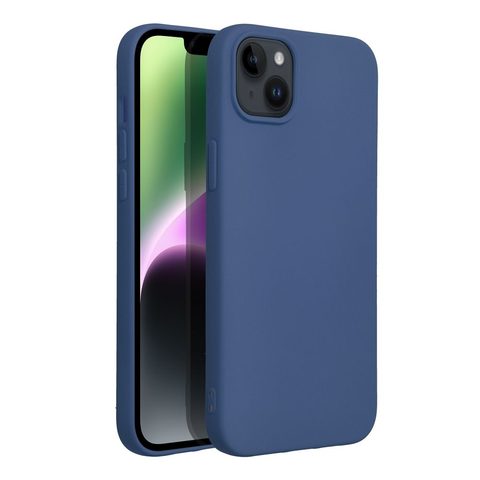 Obal / kryt na Apple iPhone 14 Plus ( 6.7 ) modrý - Forcell SILICONE