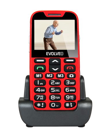 EVOLVEO EasyPhone XD Piros
