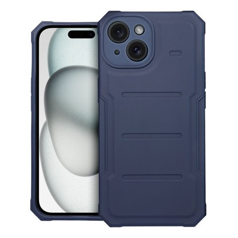 Obal / kryt na Apple iPhone 15 modrý - Heavy Duty case