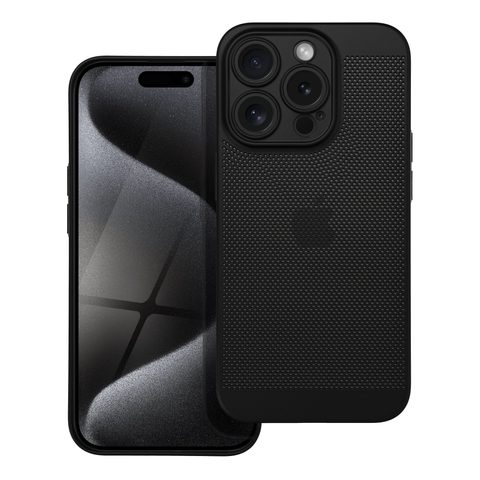 Obal / kryt na Apple iPhone 15 Pro černý - BREEZY